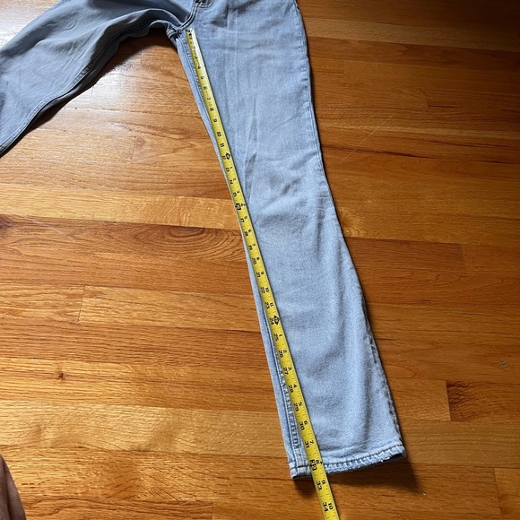 Abercrombie 90s Slim Straight Ultra High Rise Jeans Size 00/24 LONG - Picture 7 of 10